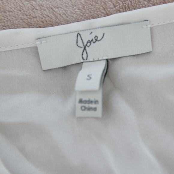 Joie SILK boho button-down top size S - Picture 5 of 7